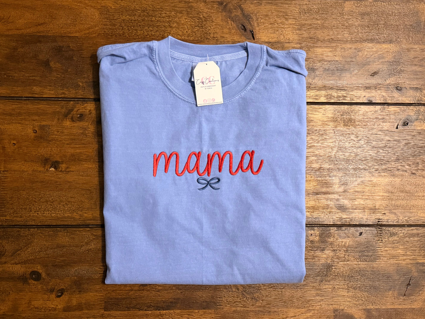Patriotic Mama Bow Tee