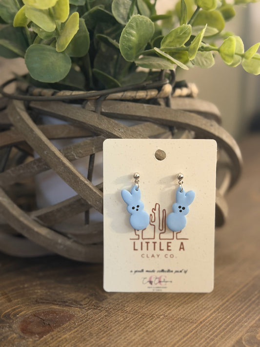 Pastel Bunny Dangle Earrings