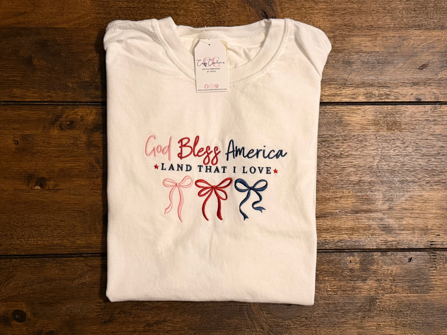 God Bless America Land That I Love Tee