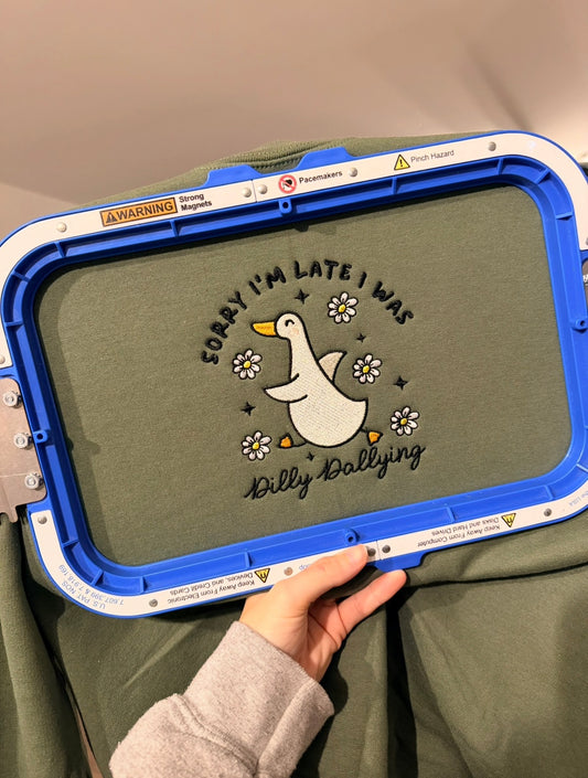 Sorry I’m Late, I Was Dilly Dallying Crewneck