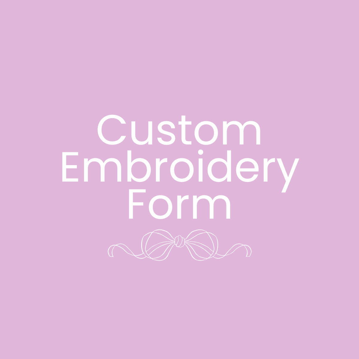 Quotes for Custom Embroidery