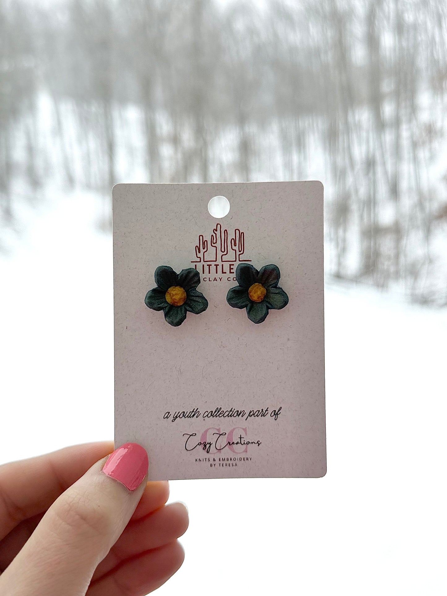 Flower Stud Earrings