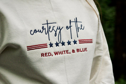 Courtesy of the Red, White, & Blue Crewneck
