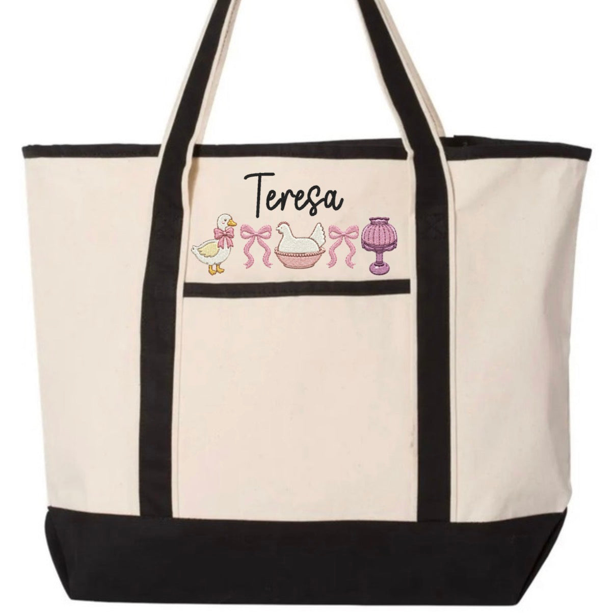 Personalized Canvas Tote Bag