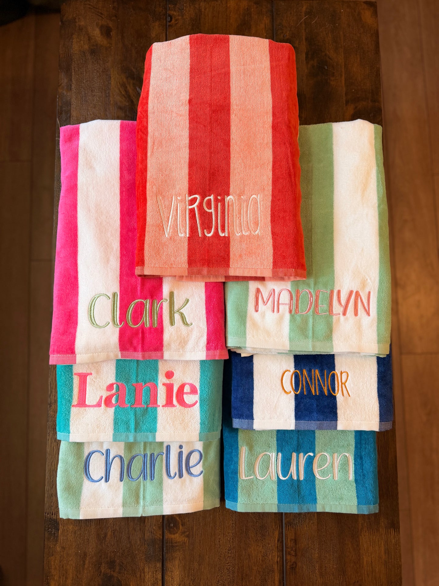 Personalized Beach Towels
