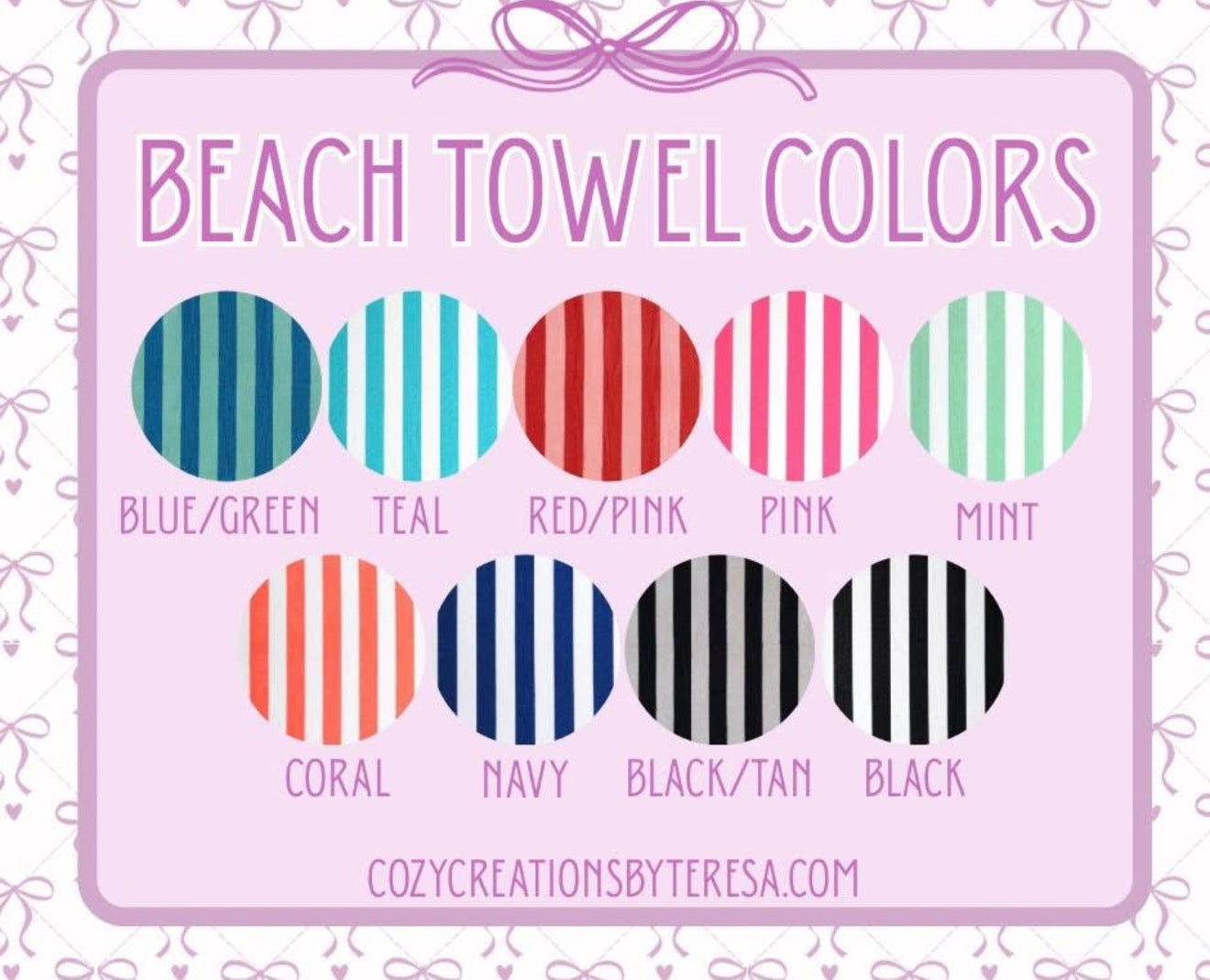 Personalized Beach Towels