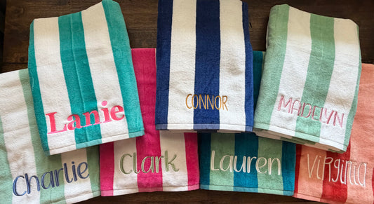 Personalized Beach Towels
