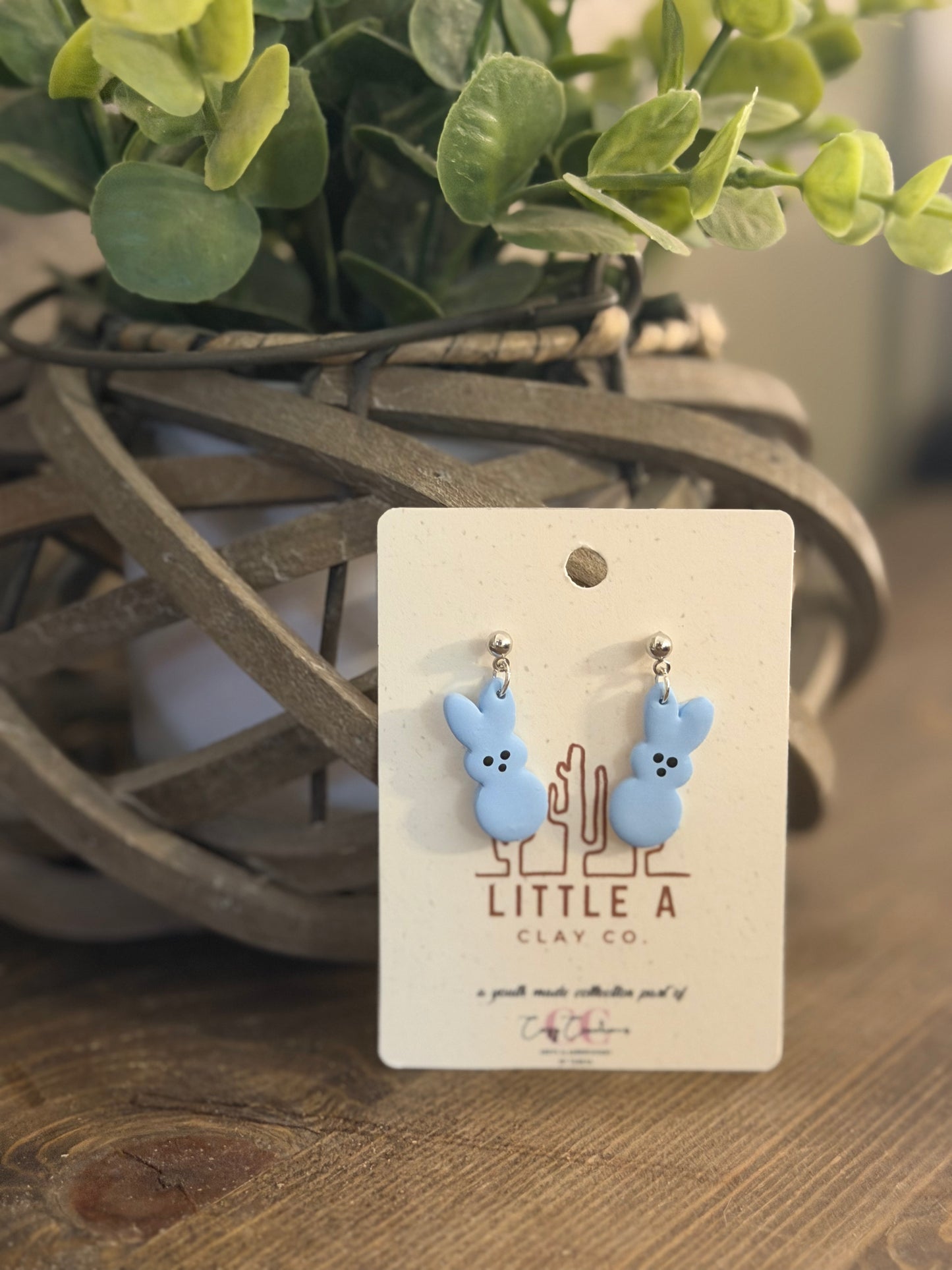 Pastel Bunny Dangle Earrings