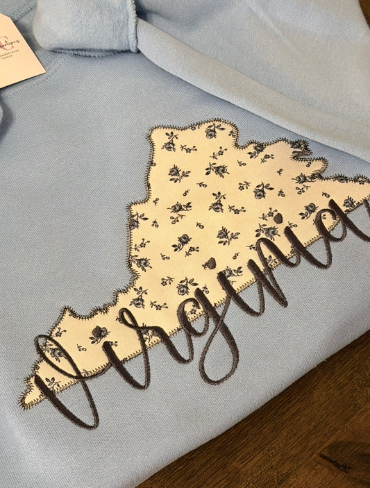 Virginia Applique Crewneck