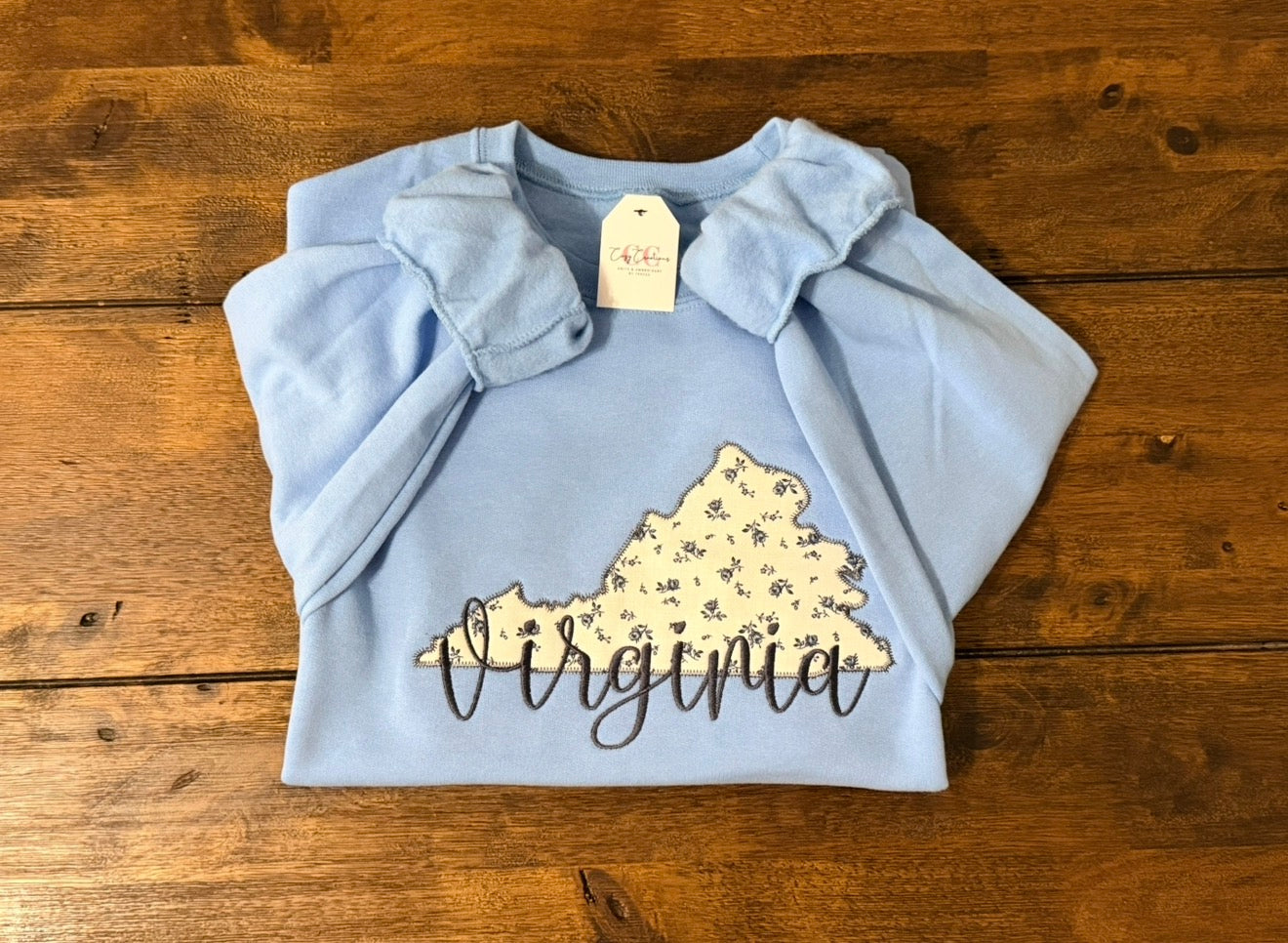 Virginia Applique Crewneck