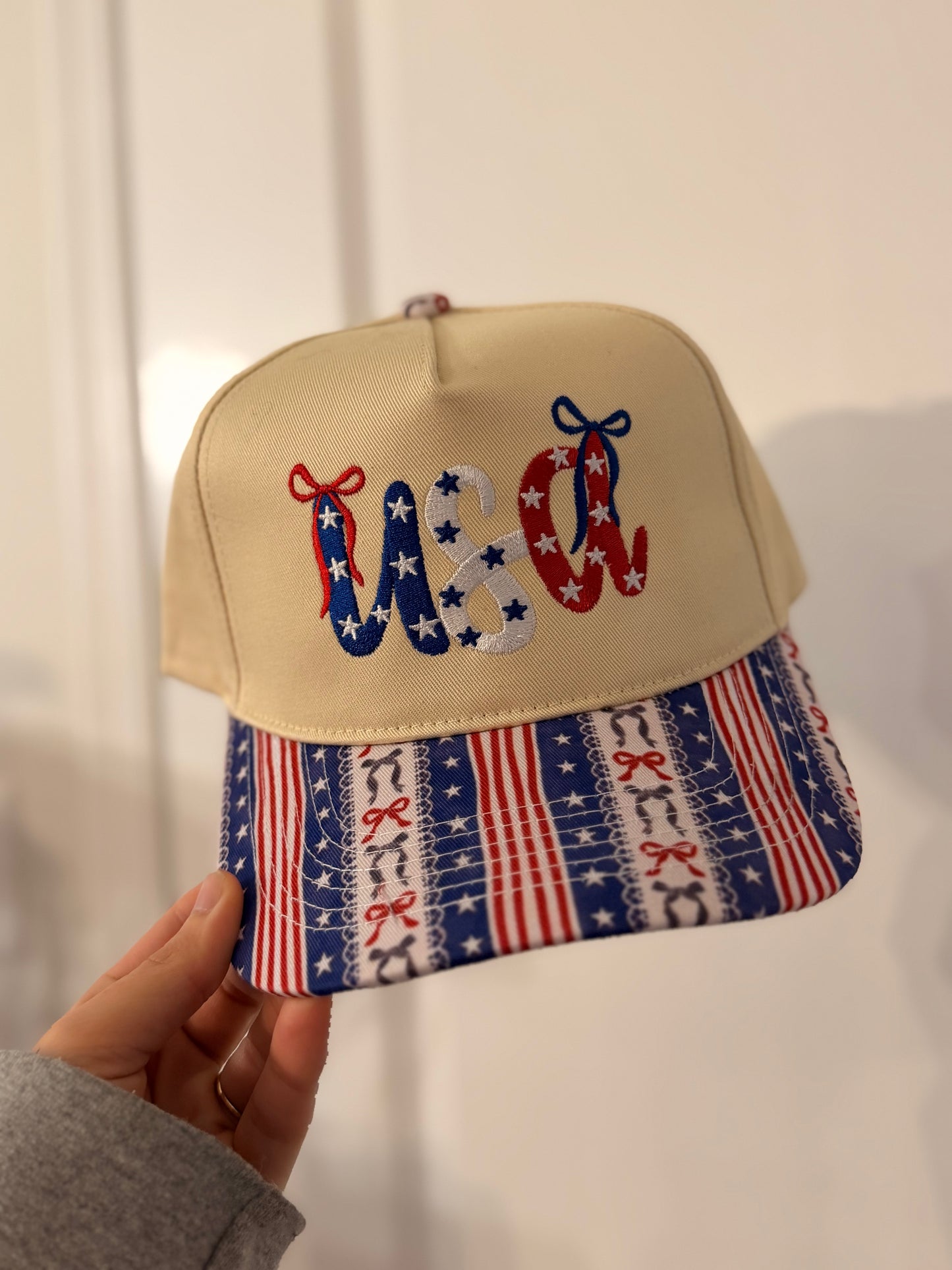 Patriotic Bow Hat