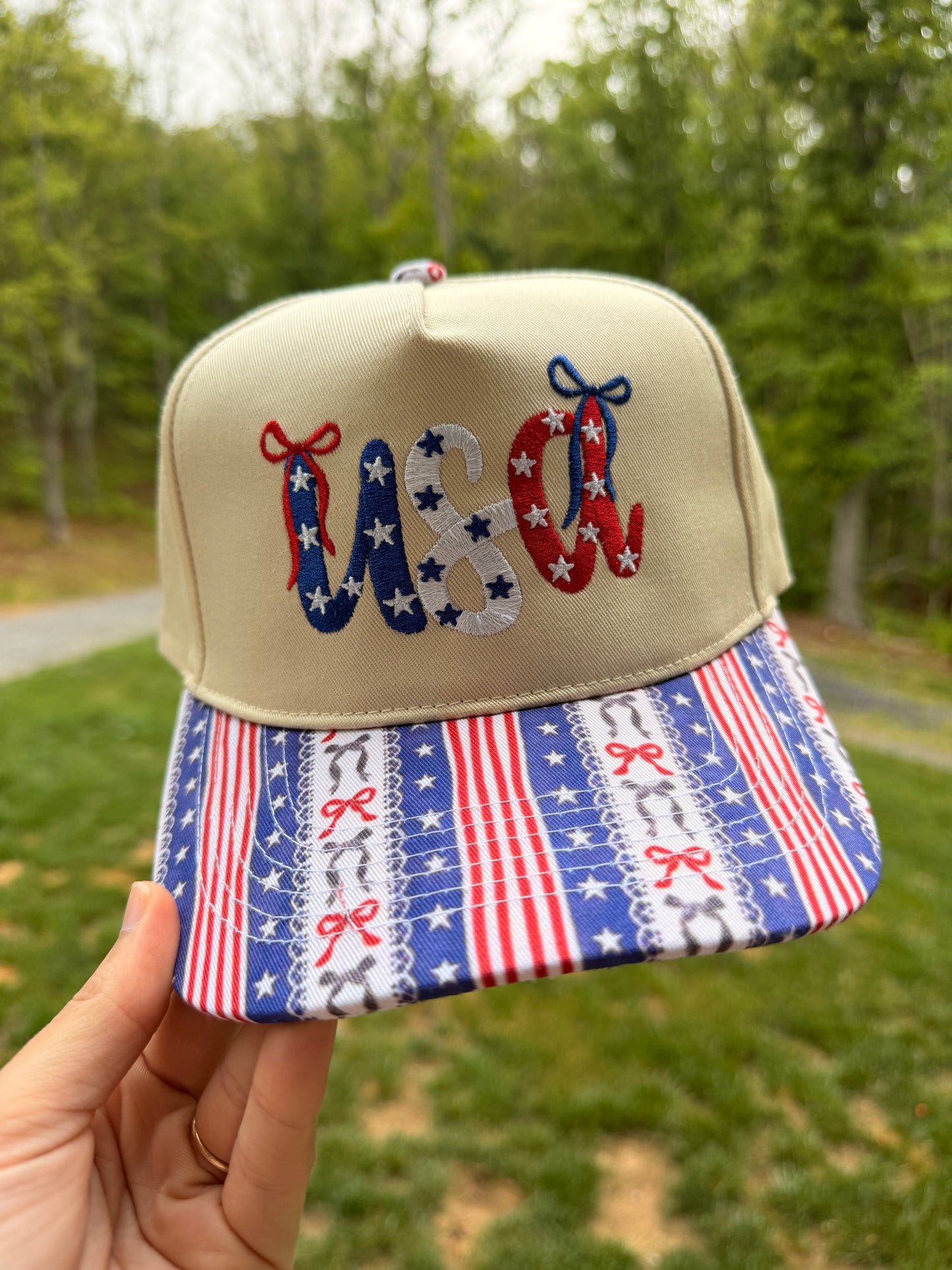 Patriotic Bow Hat
