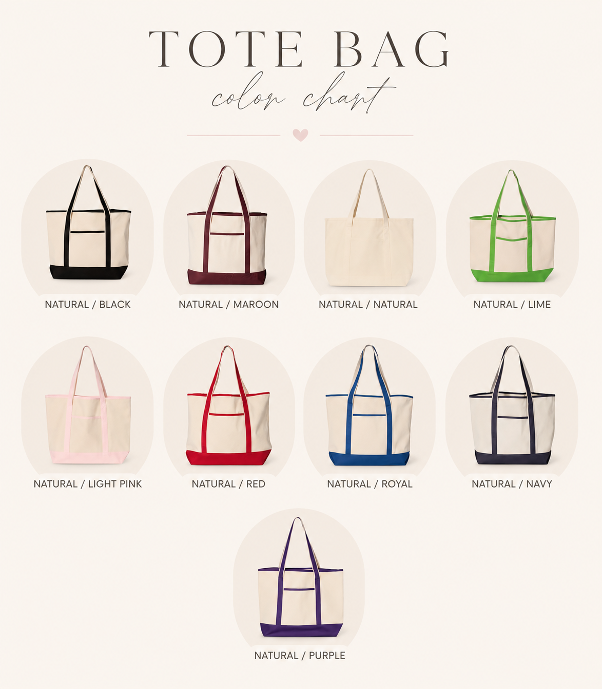Personalized Canvas Tote Bag