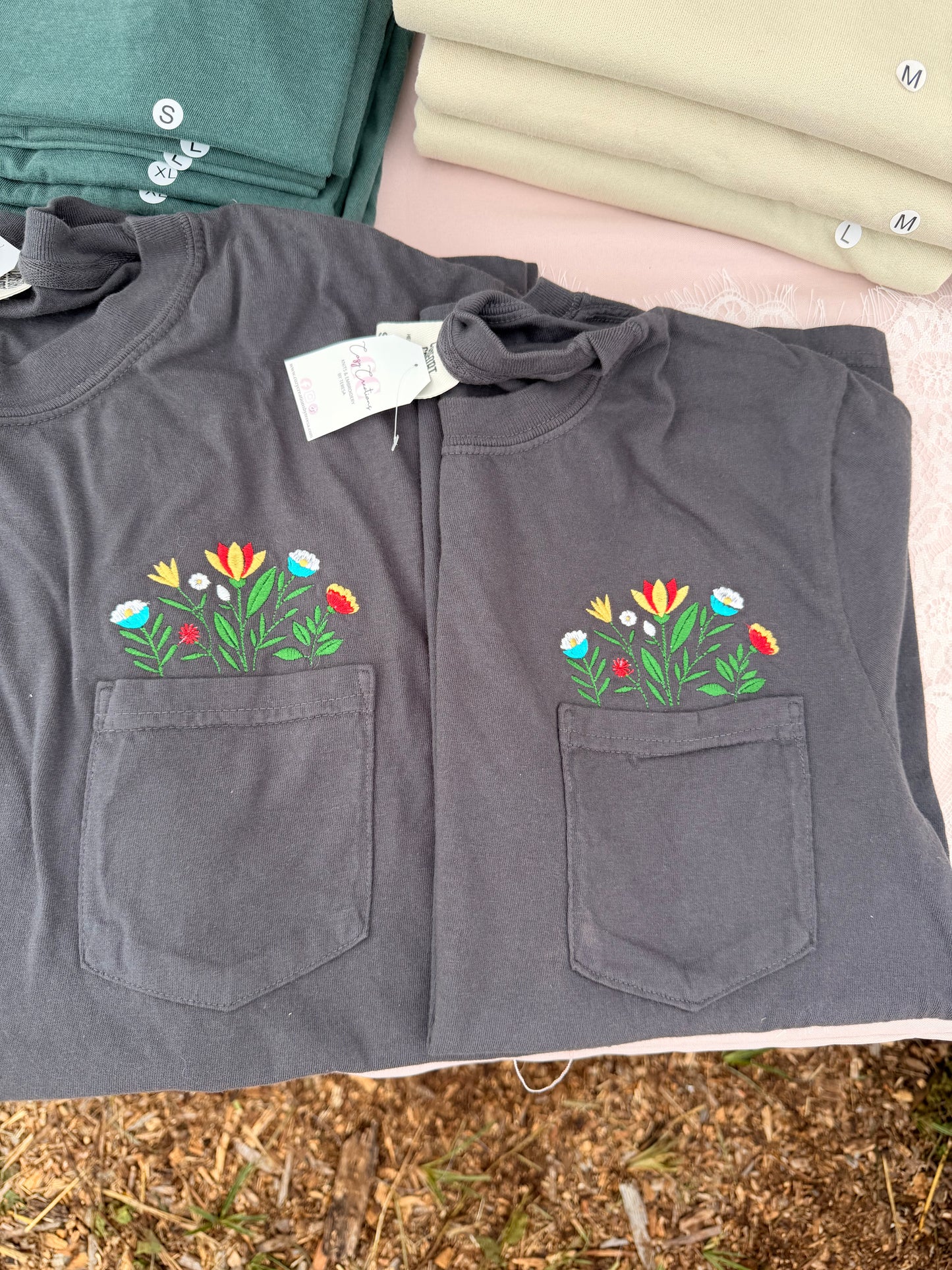 Floral Pocket Tee