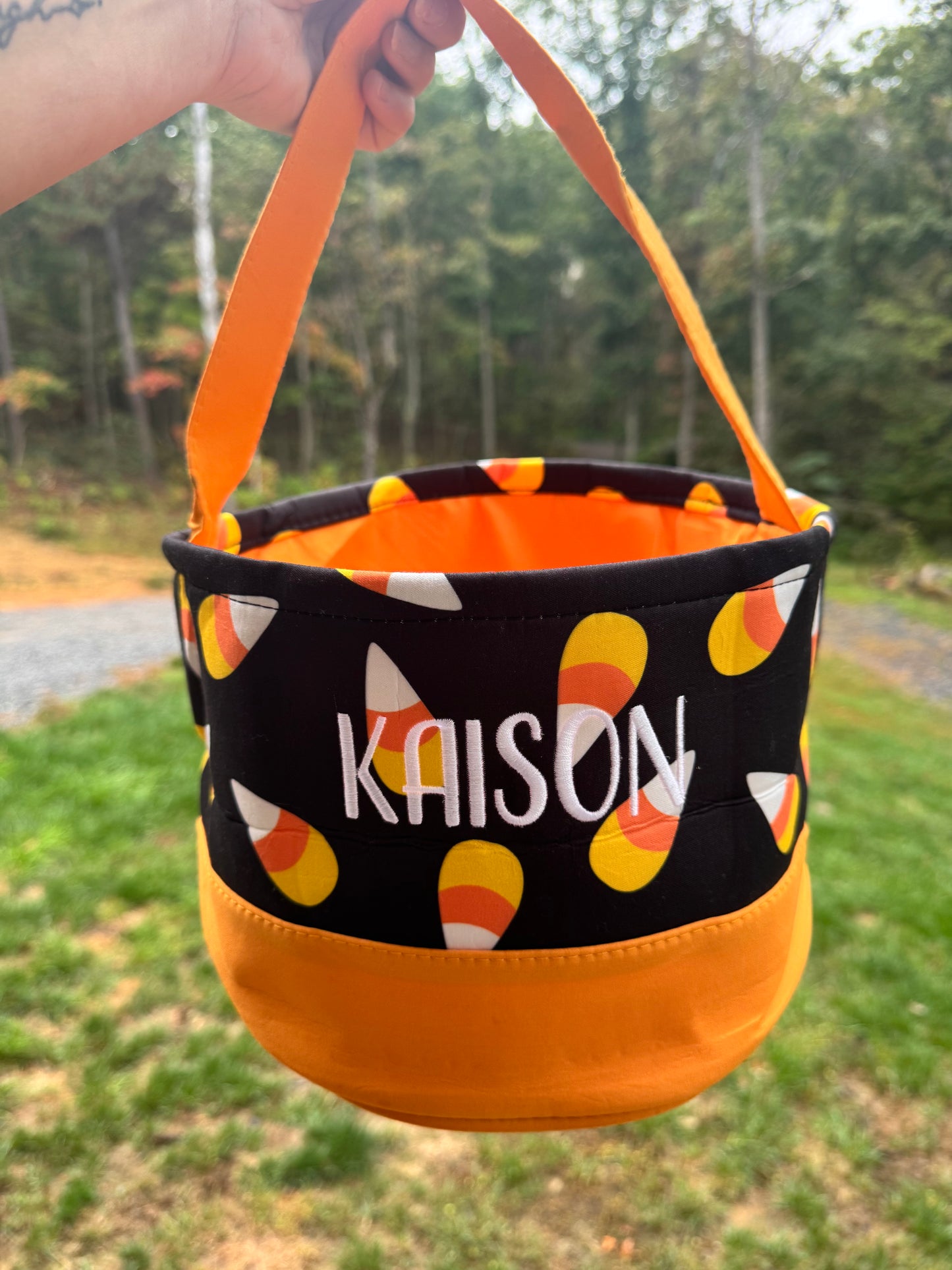 Personalized Halloween Trick-or-Treat Baskets