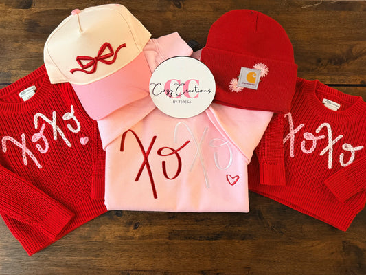 Valentine 3D Puff Bow Trucker Hat
